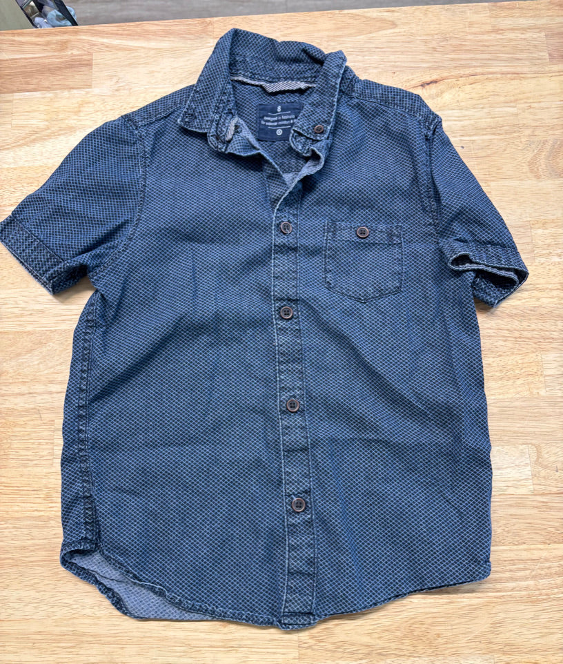 Target Plaid Button-Up Shirt – Size 8