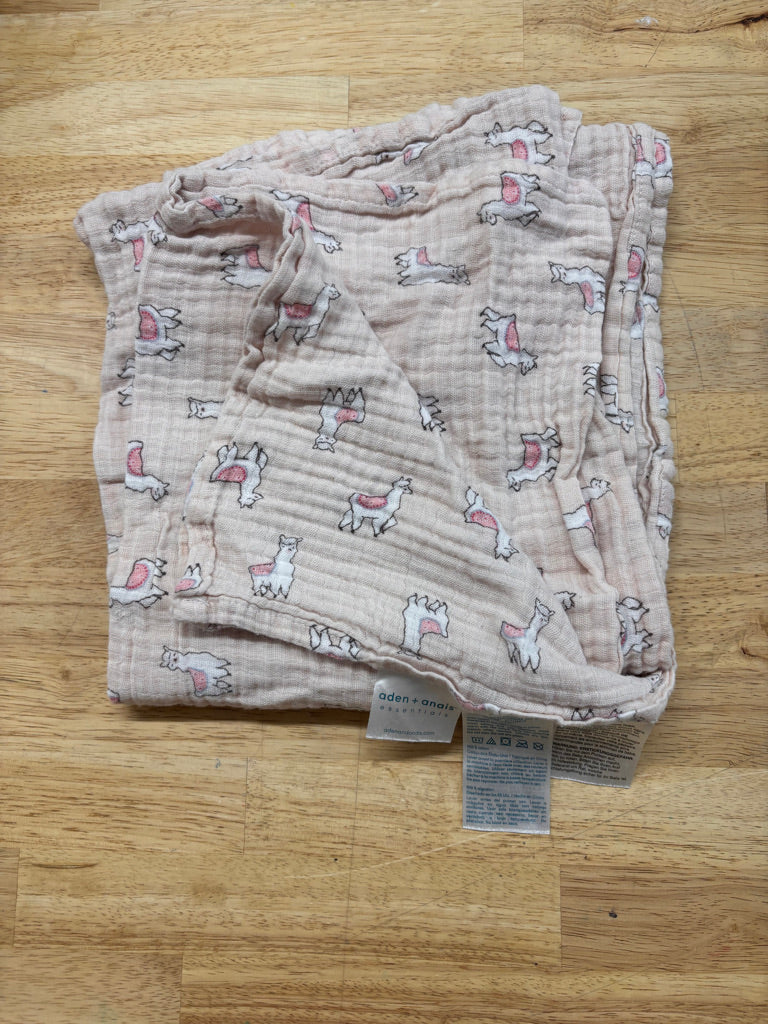 Aden + Anais Muslin Blanket – Pink Llamas