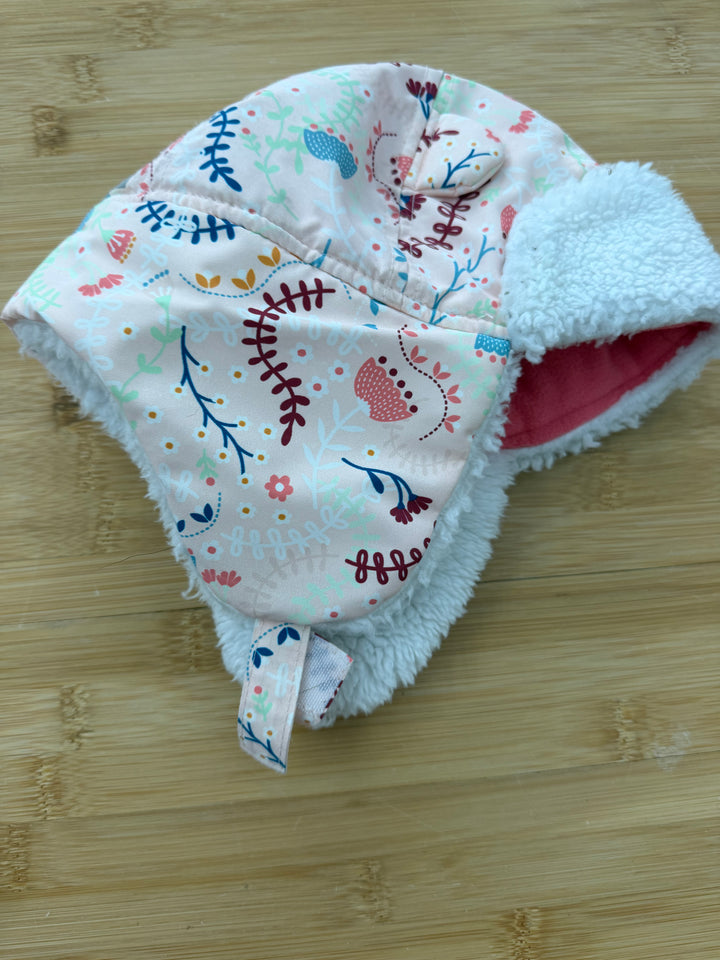 Flapjacks Trapper Hat – 6-24 Months | Light Pink Floral