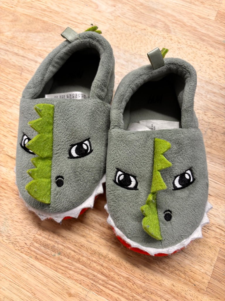 H&M Dinosaur Slippers – 8/9 - Nest and Sprout - Consignment
