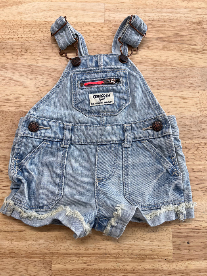 Oshkosh 3M Denim Short Overalls – Light Wash