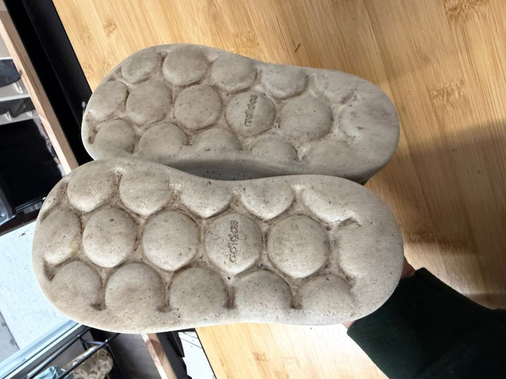 Adidas Cloud Bubble Velcro Sneakers – 9.5 | White - Nest and Sprout-Consignment