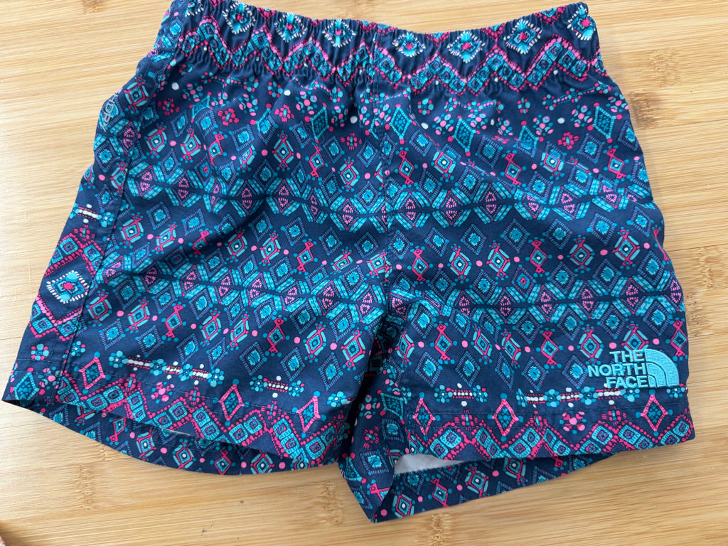 The North Face Outdoor Swim Shorts – 3T | Blue & Pink Geometric