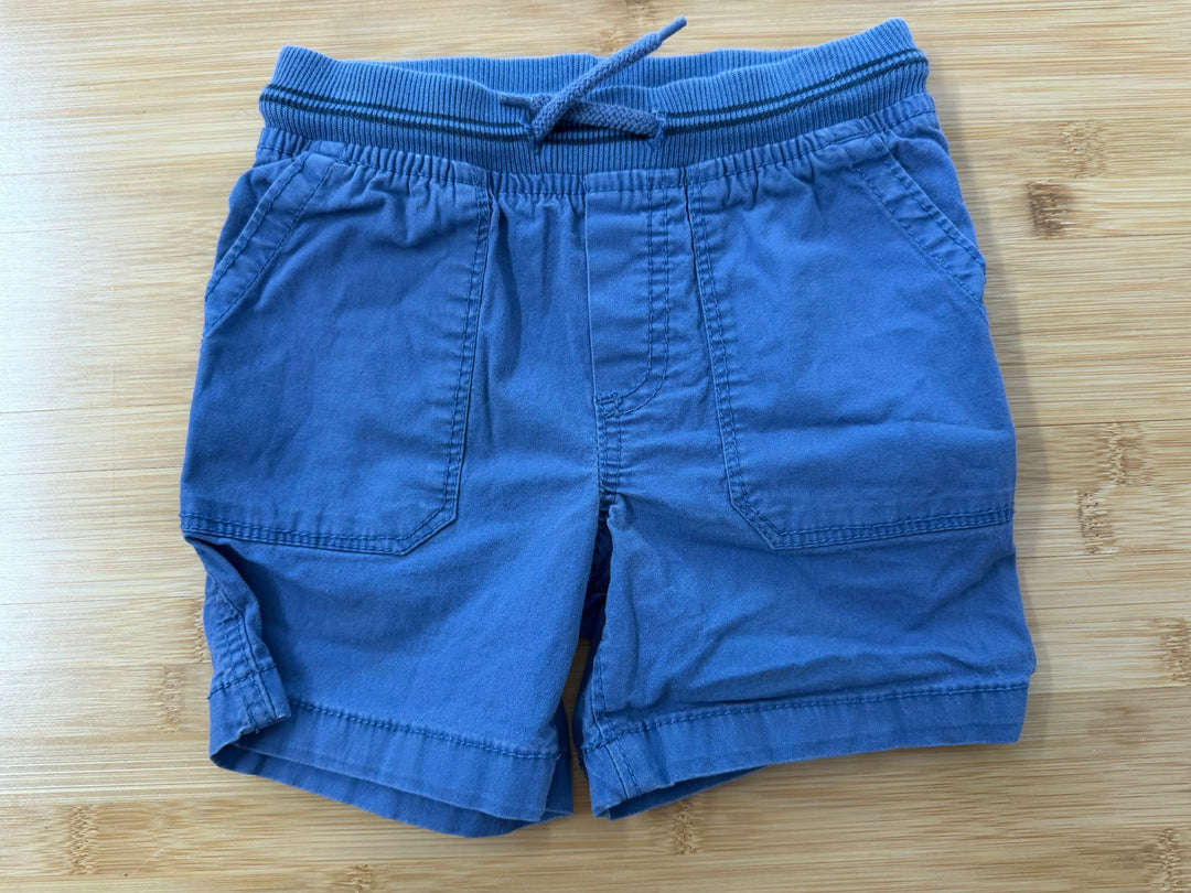 OshKosh Chino Shorts – 2T | Blue Adjustable Waist