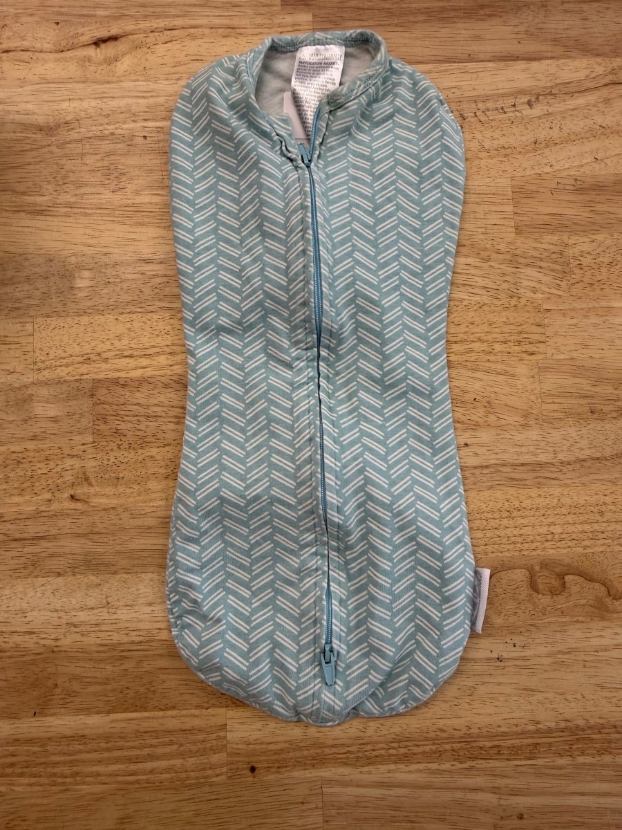 Swaddle Me Sleep Sack – 5–12 lbs | Light Blue - Nest and Sprout - Consignment