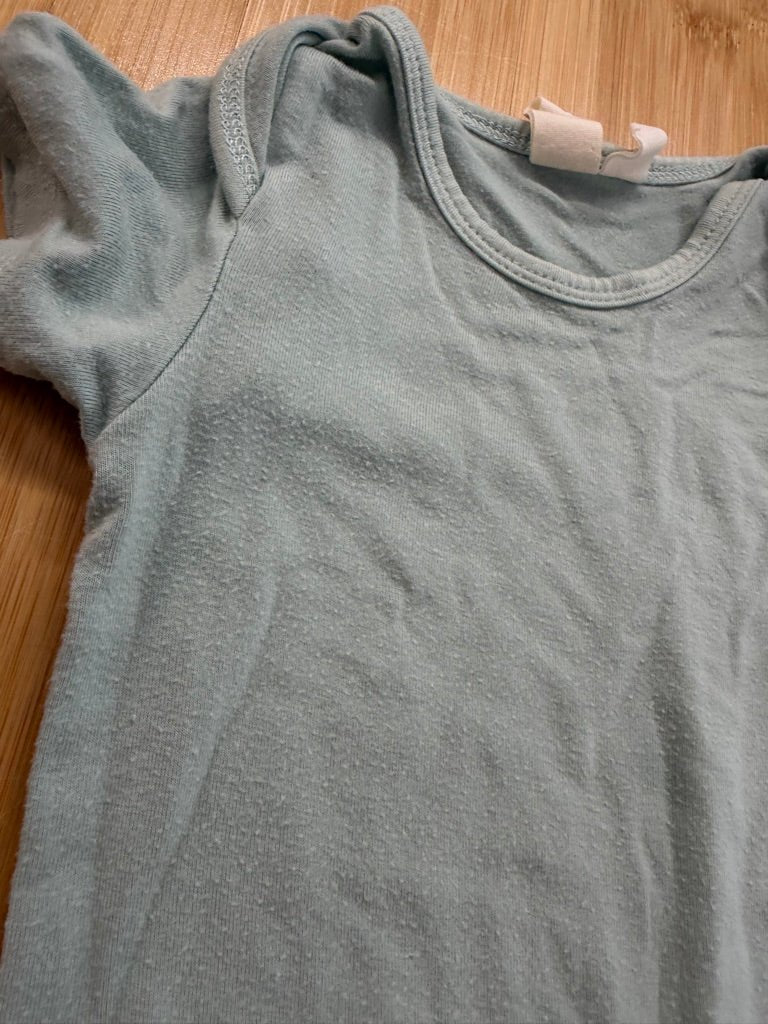 Kyte Baby Short Sleeve Bodysuit – 3–6M | Light Green | Play - Nest and Sprout-Consignment