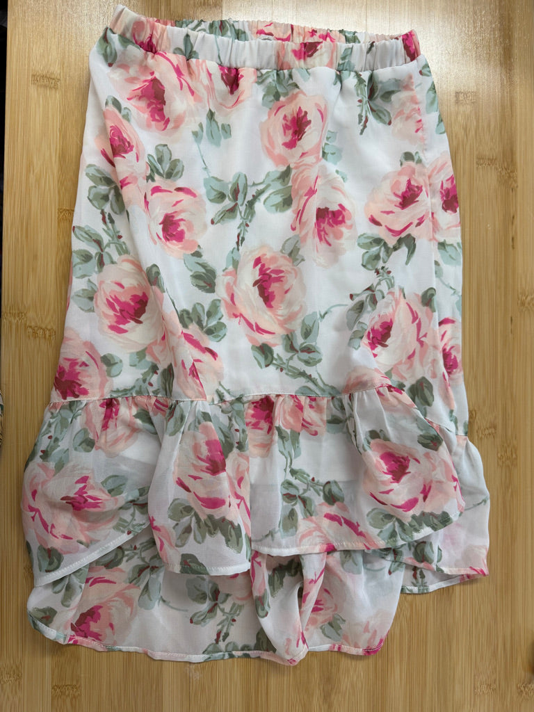 The Children's Place Rayon Floral Skirt – 7/8 | High-Low Cut | Play