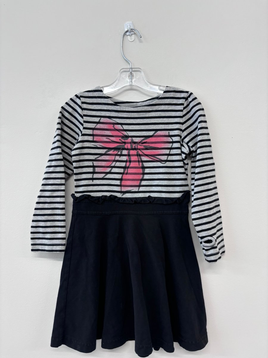 Peekaboo Beans Seeing Stripes Dress, 4 - Nest and Sprout - Consignment