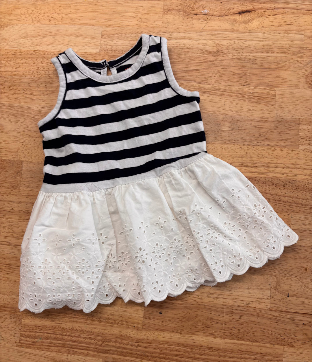 Joe Fresh 6-12M Blue/White Dress