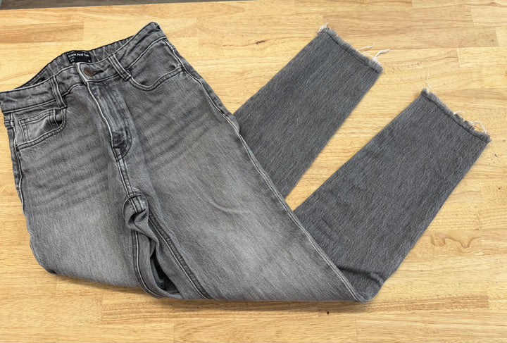 Frank + Oak Kim Slim Fit Jeans – Waist 25" (12–13Y) | Grey Raw Edge Hem