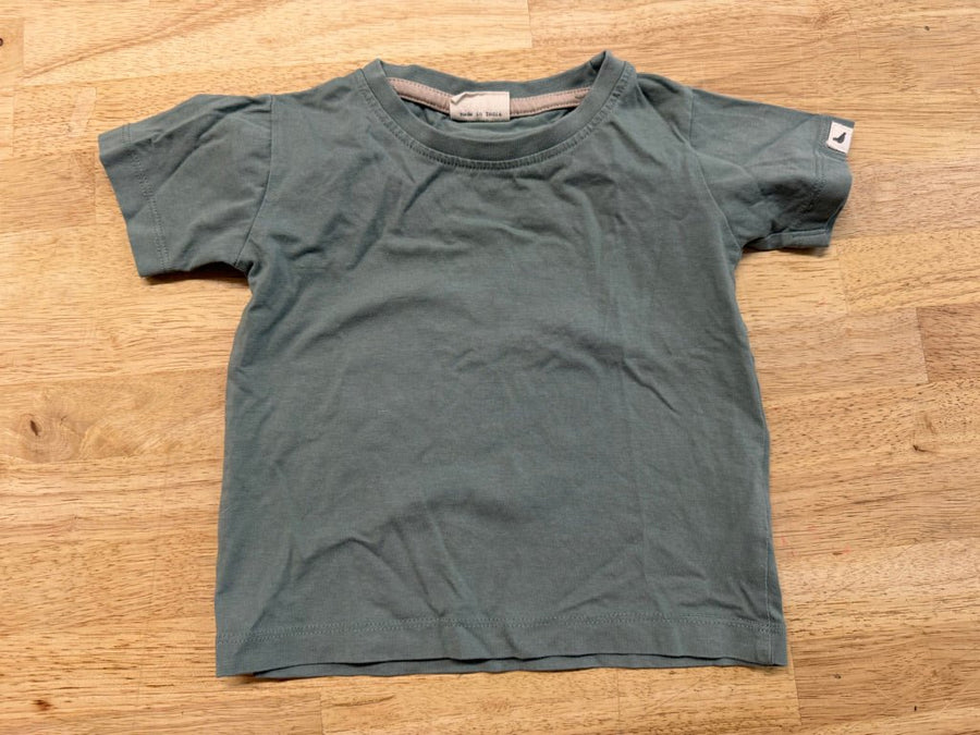 Turtle Dove Long Sleeve Shirt – 1–2Y | Sea Blue - Nest and Sprout - Consignment