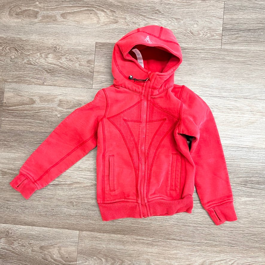 Ivivva Red Zip - Up Hoodie – 4 - Nest and Sprout - Consignment