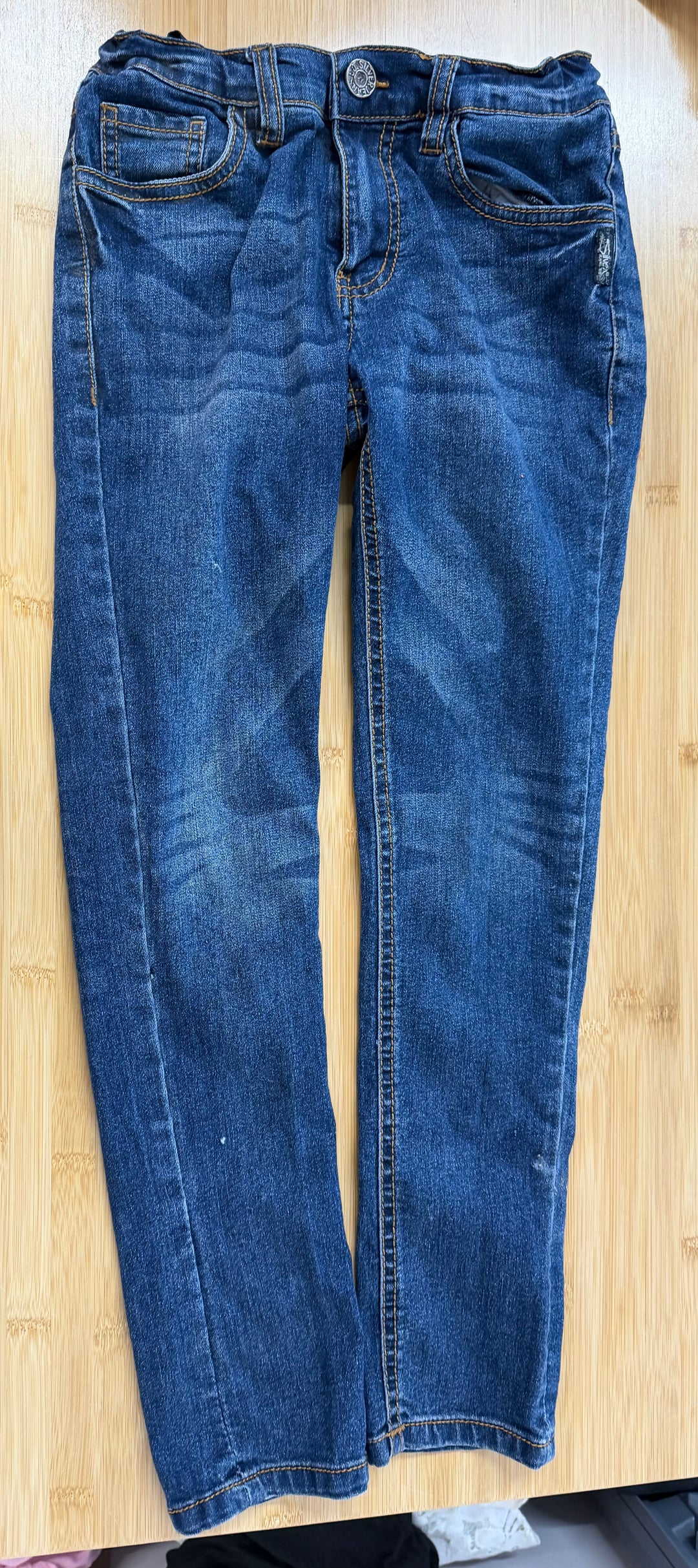 Silver Jeans Cairo Jeans – 8 (134cm) | Medium Wash Elastic Adjustment | Play