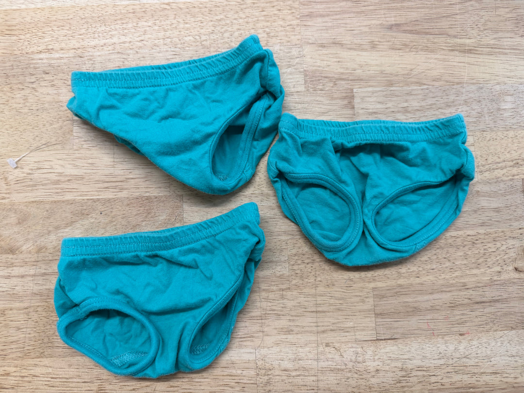 Tiny Undies – Set of 3 12M | Turquoise