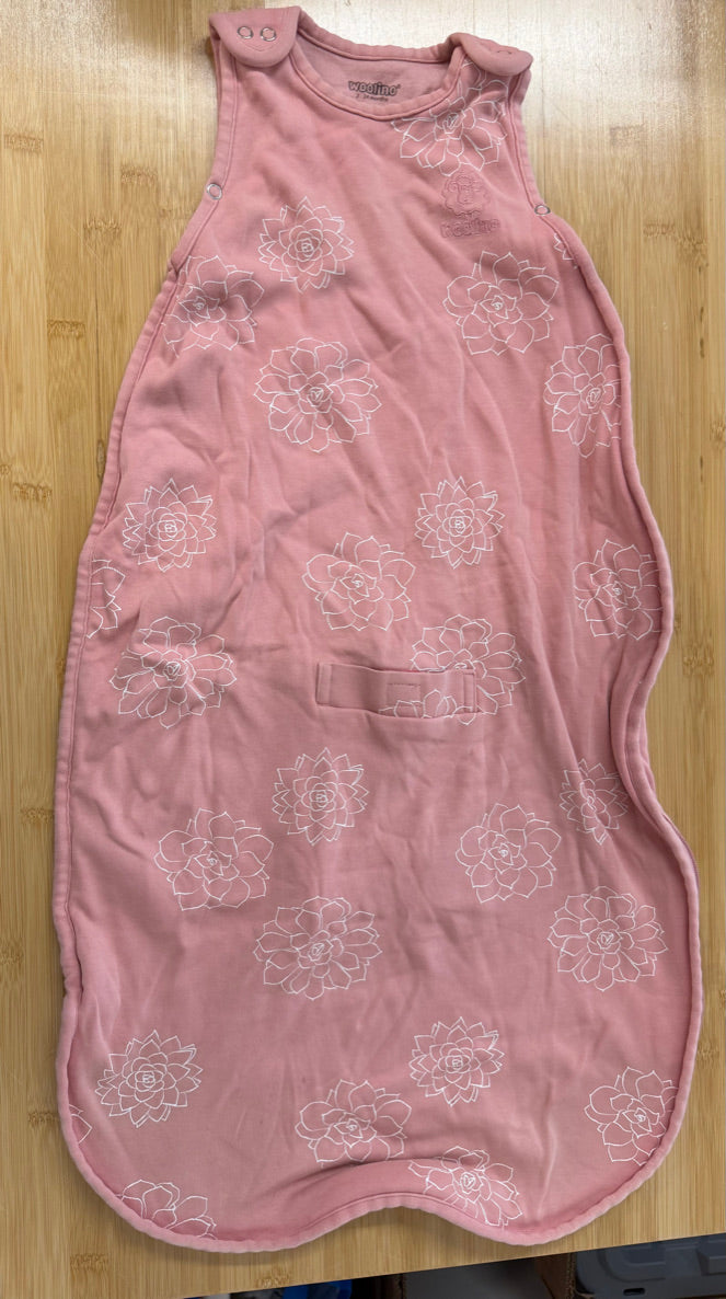 Woolino Sleep Sack – 2–24M | Light Pink Merino Wool Blend