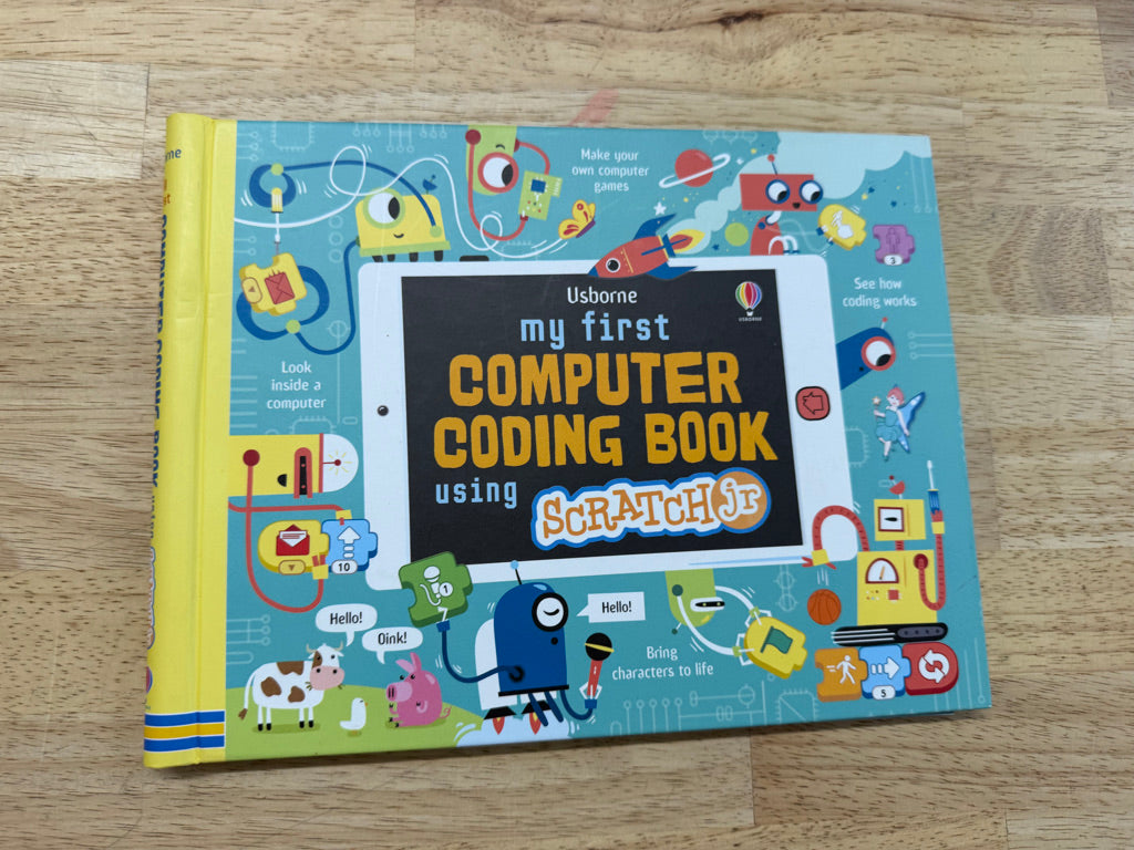 My First Computer Coding Book Using Scratch Junior – Softcover Book | Usborne