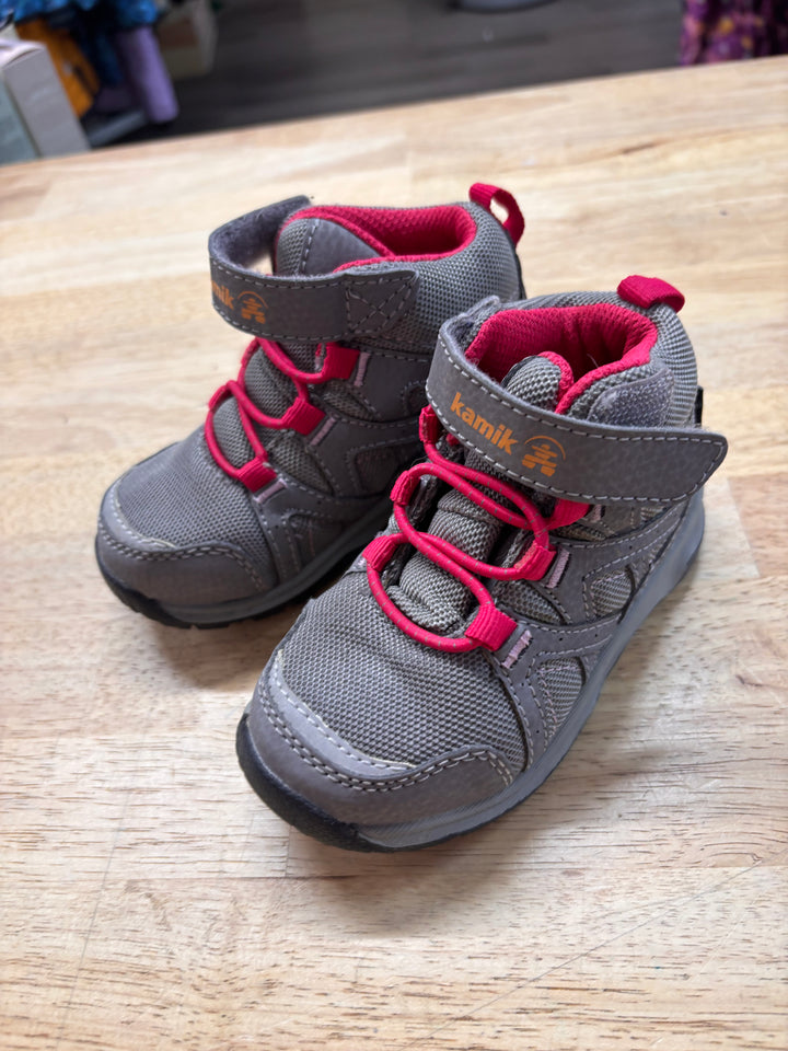 Kamik DriDefense Ankle Boots Grey/Pink Size 6