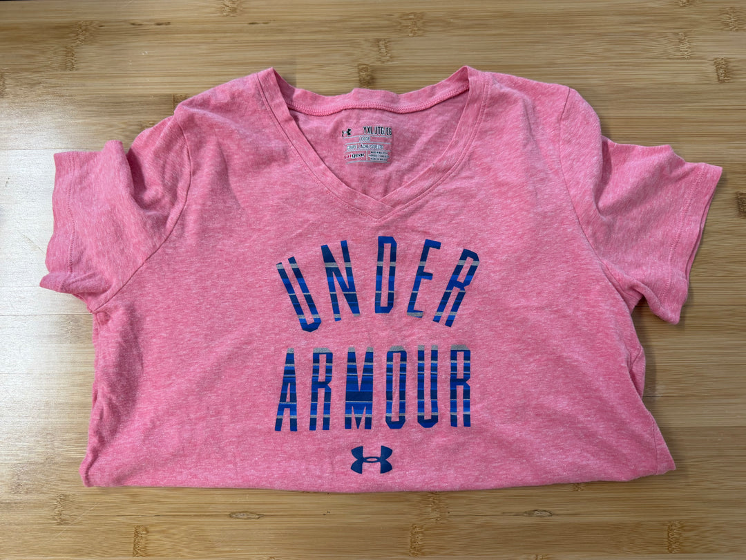 Under Armour Loose Fit Shirt – Youth XL | Light Red
