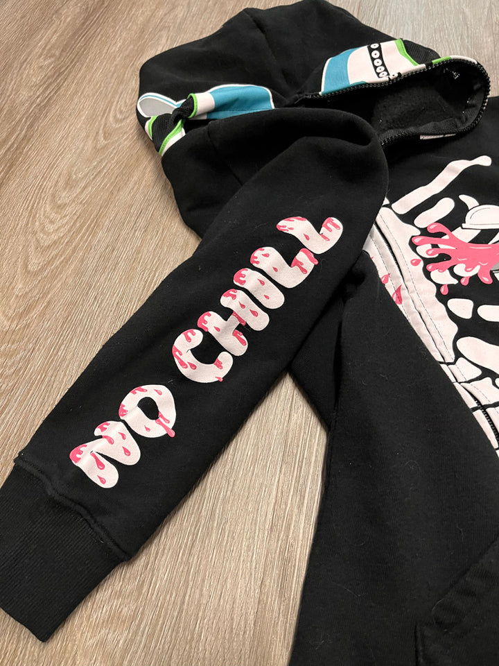 Peepin & Creepin Graphic Hoodie – Size L (14/16Y)