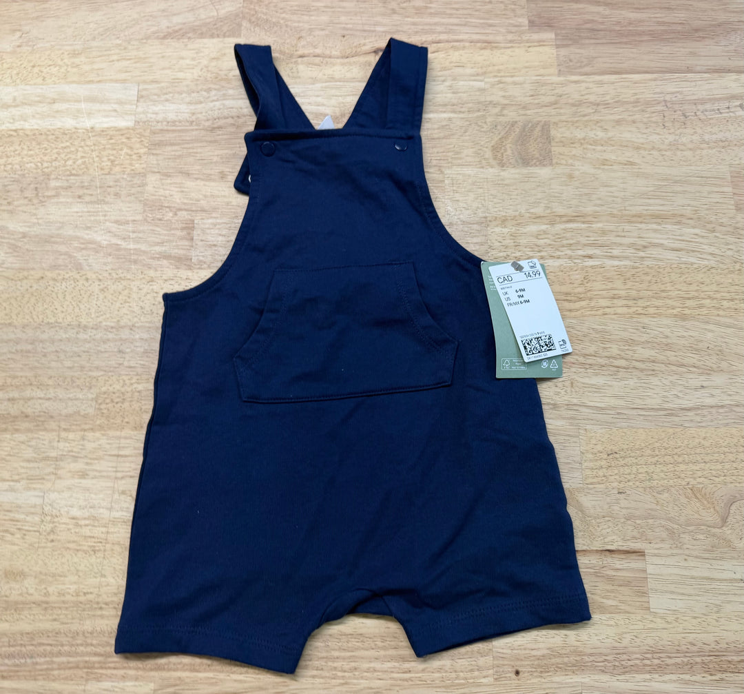 H&M Blue Short Overalls – 9M | NWT