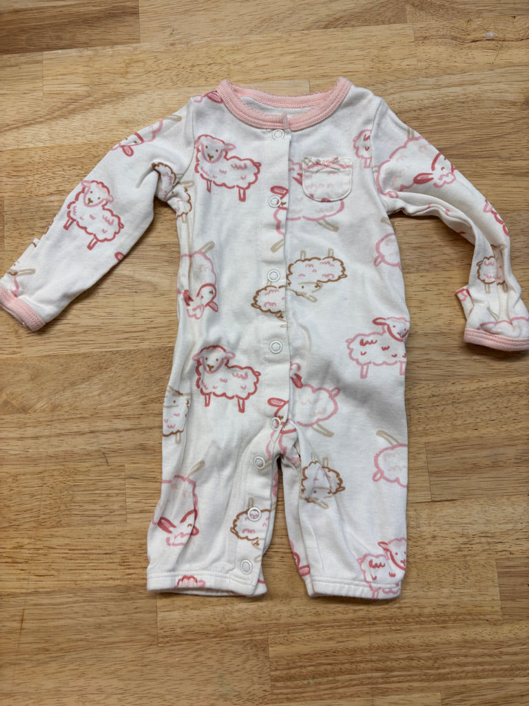 Carters Romper – Size NB lamb Print