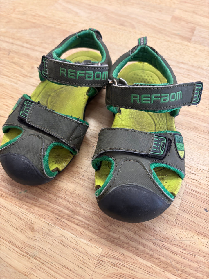 Refbom Sandals – Size 8 Green & Grey