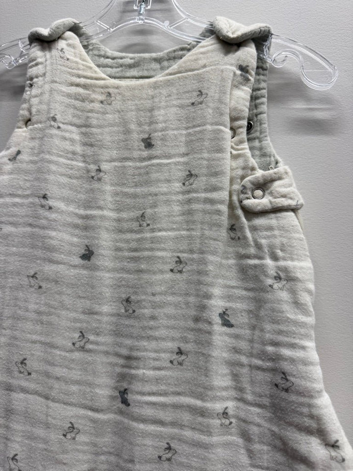 Pehr Organic Cotton Sleep Bag – 0–9M | Grey Bunny 1.7 Tog | Play - Nest and Sprout-Consignment