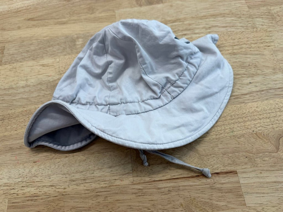 Jan & Jul Floppy Hat – L | Light Grey Cotton - Nest and Sprout - Consignment