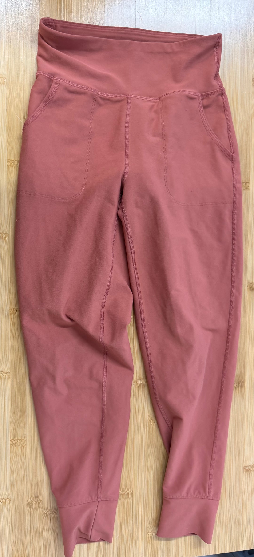 Old Navy Powersoft High Rise Joggers – M (8) | Orange Coral Go Dry