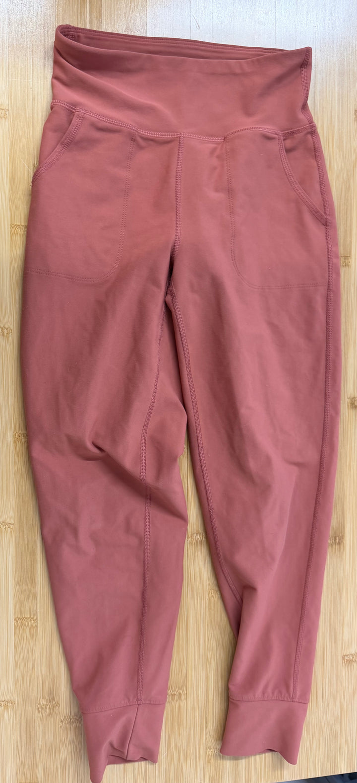 Old Navy Powersoft High Rise Joggers – M (8) | Orange Coral Go Dry