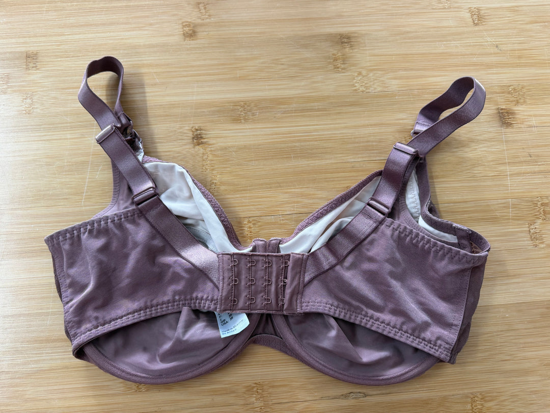 Anita Wired Nursing Bra – 36G | Mauve | Flowered Lace