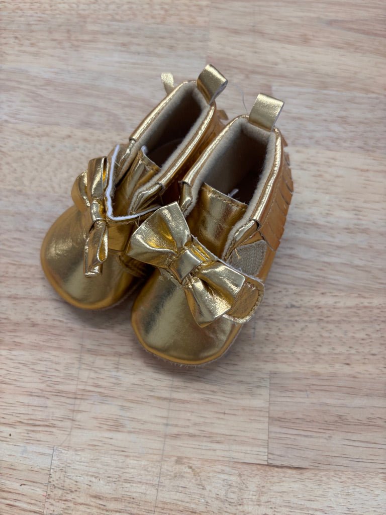 Little Treasures Moccasins – 0–6 Months - Nest and Sprout - Consignment