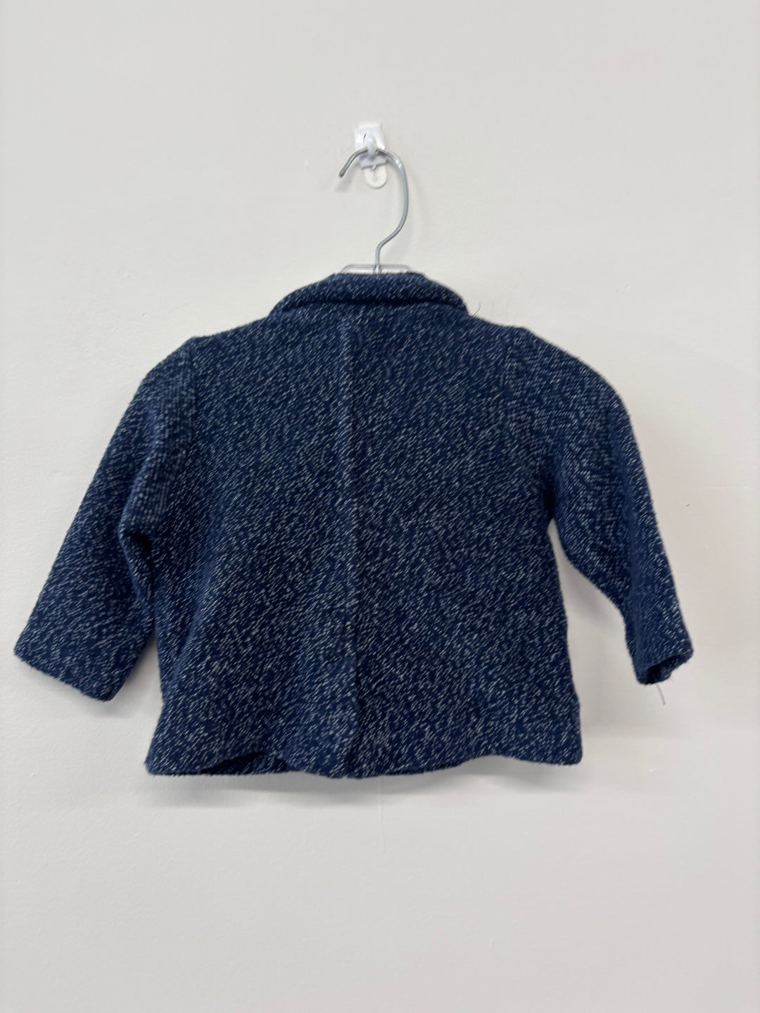 Zara Cardigan, Size 9-12 Months, Navy Blue with Wood Buttons Clearance