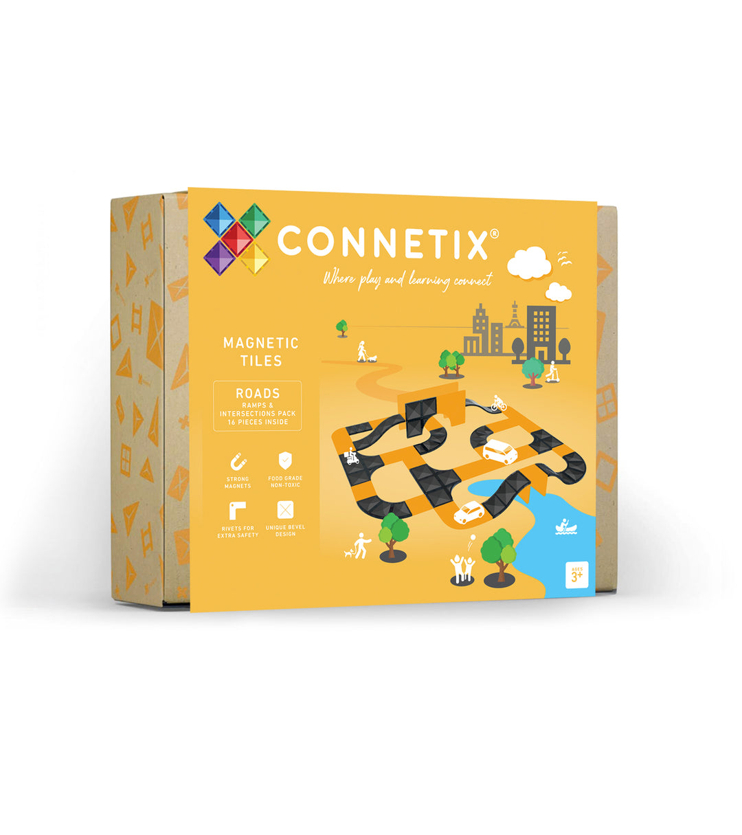 Connetix Ramps & Intersections Pack, 16 piece