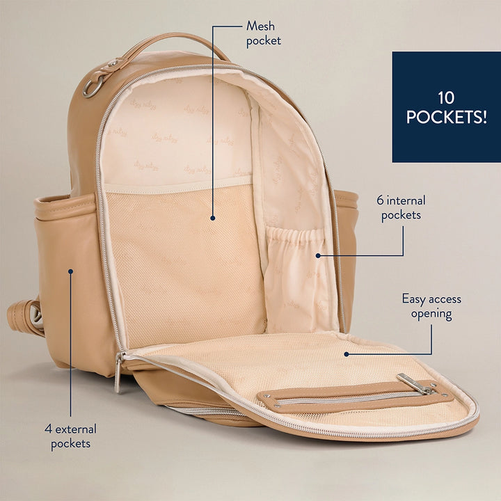 Itzy Mini Plus™ Diaper Bag Backpack | Chai