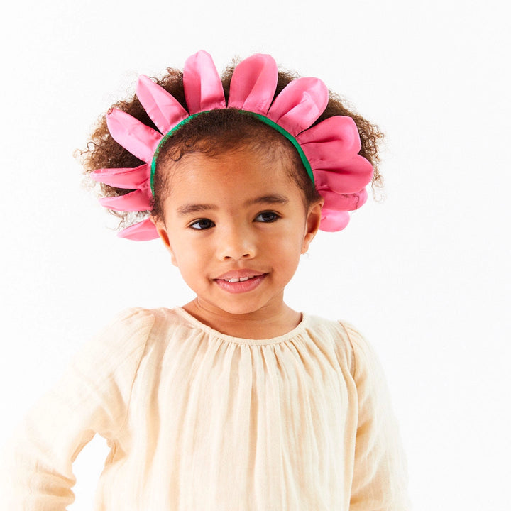 Children's Silk Flower Petal Crown/Headband