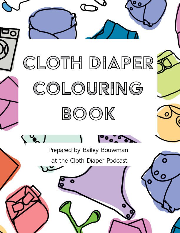 Cloth Diaper Colouring Books - Nest and Sprout - Cloth Diaper Podcast