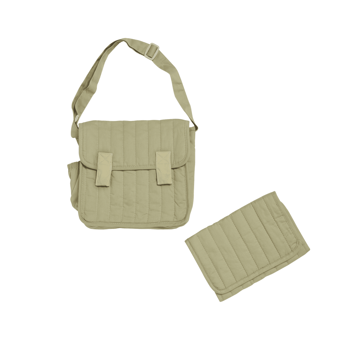 Carrie Convertible Changing Set - Sage - Nest and Sprout - Olli Ella