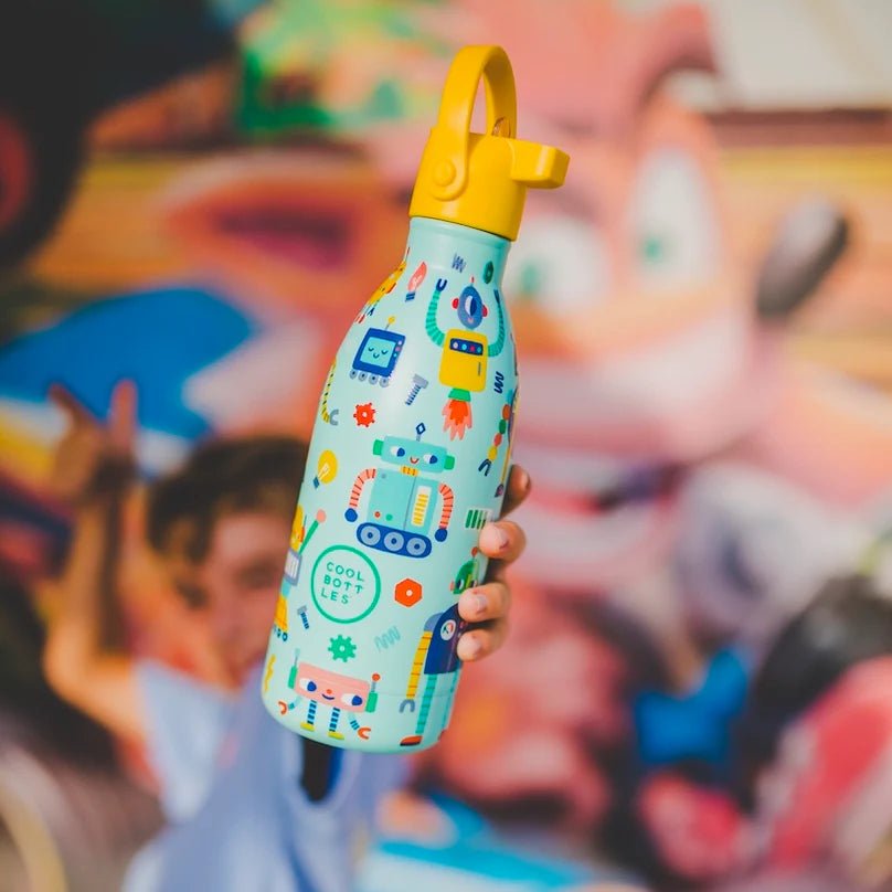 Cool Bottles Kids Bottle 500ml | Short Circuit - Nest and Sprout - Cool Bottles
