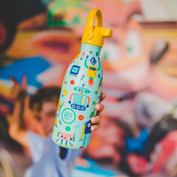 Cool Bottles Kids Bottle 500ml | Short Circuit - Nest and Sprout - Cool Bottles