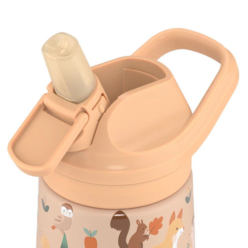 Cool Bottles Kiddie Bottle 350ml in Woodland Buddies | Kids Stainless Steel - Nest and Sprout - Cool Bottles