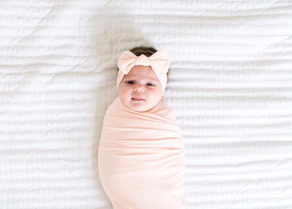 Copper Pearl - Blush Swaddle Blanket