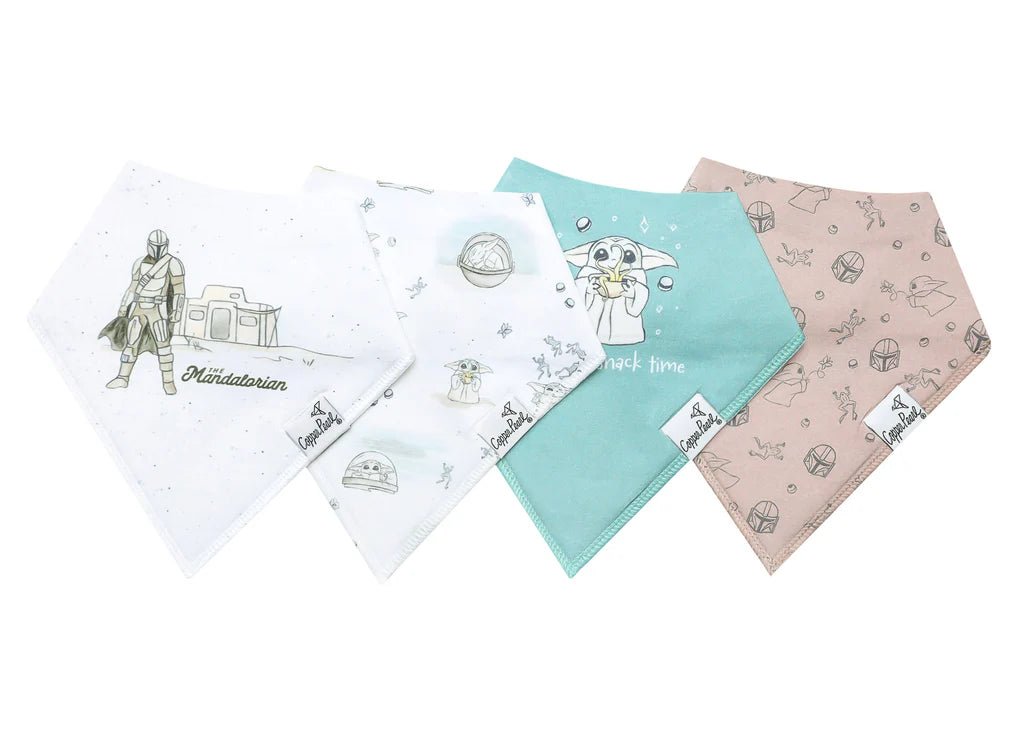 Copper Pearl Bandana Bib | Grogu - Nest and Sprout - Copper Pearl