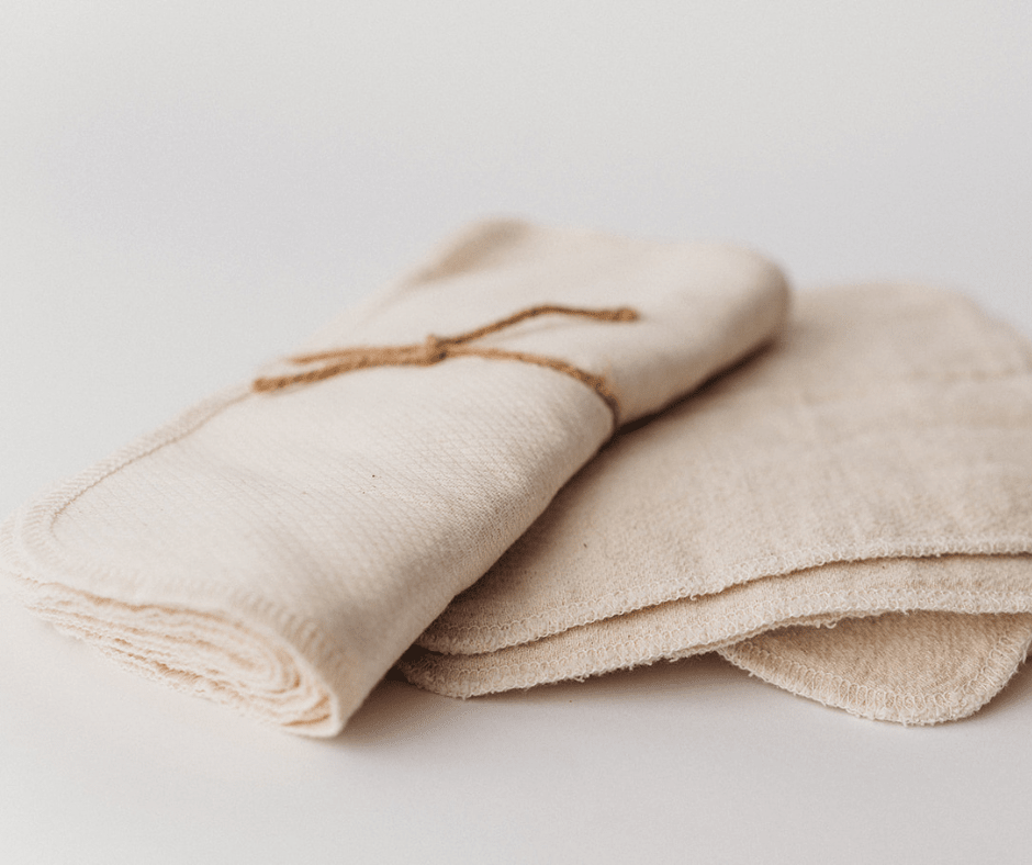 Cotton Reusable Wipes (12 Pack) | Earth Month Promotion - Nest and Sprout - Lunapaca