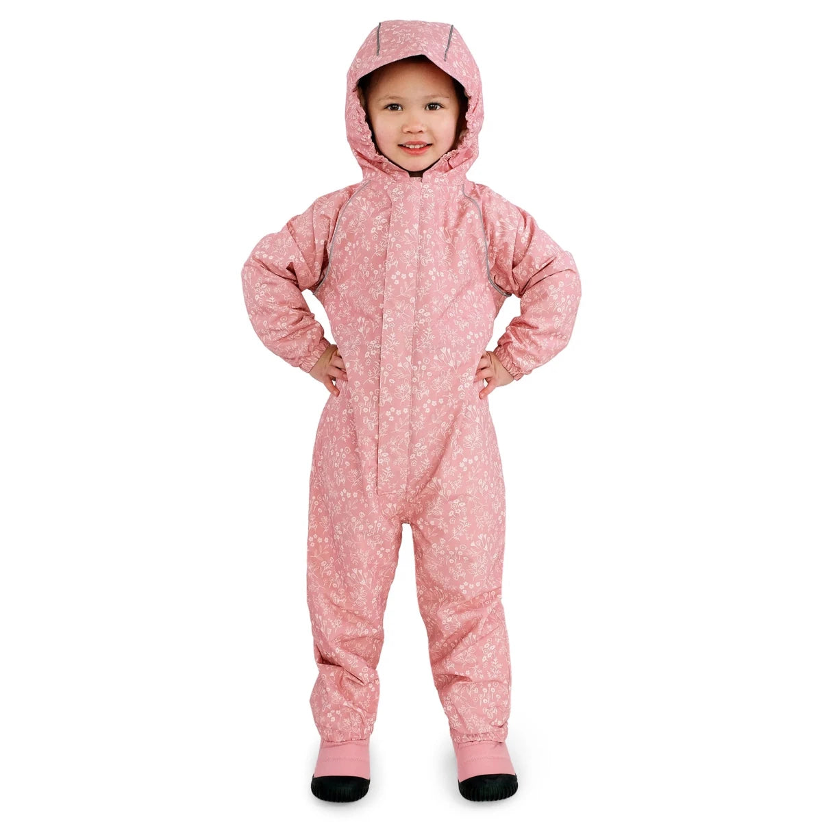 Cozy Dry Fleece Lined Play Suit | Prairie Flowers - Nest and Sprout - Jan & Jul