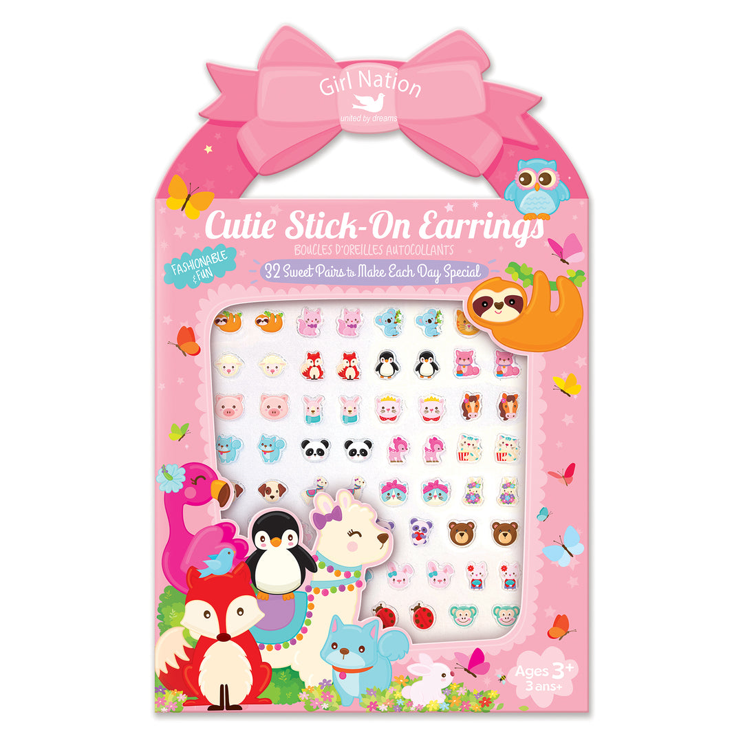 Cutie Stick-On Earings | Animal Friends