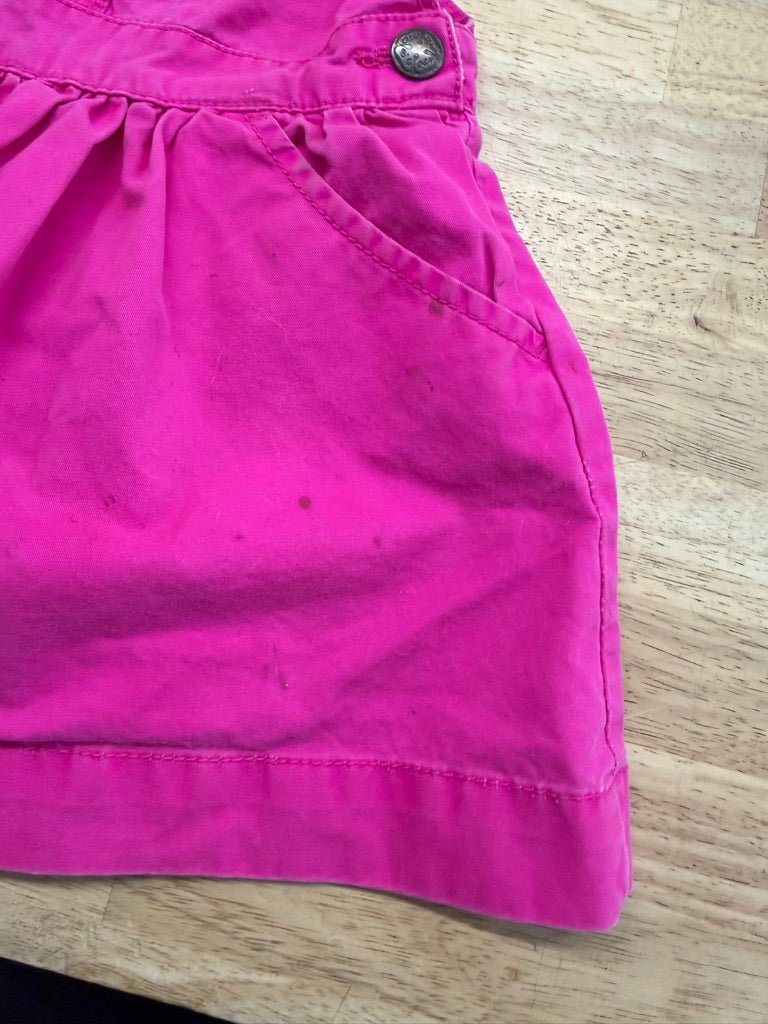 OshKosh Denim Jumper Dress – 4T | Neon Pink PLAY CONDITION - Nest and Sprout - Consignment