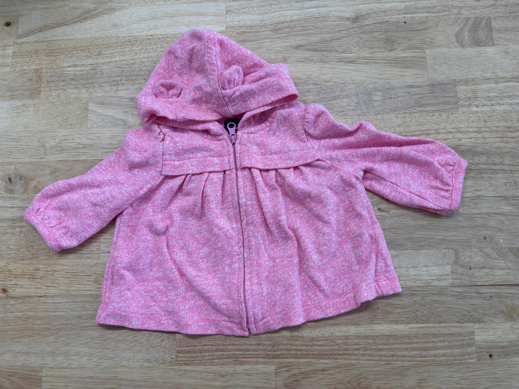 Gap Hoodie – 0–3M Heathered Pink