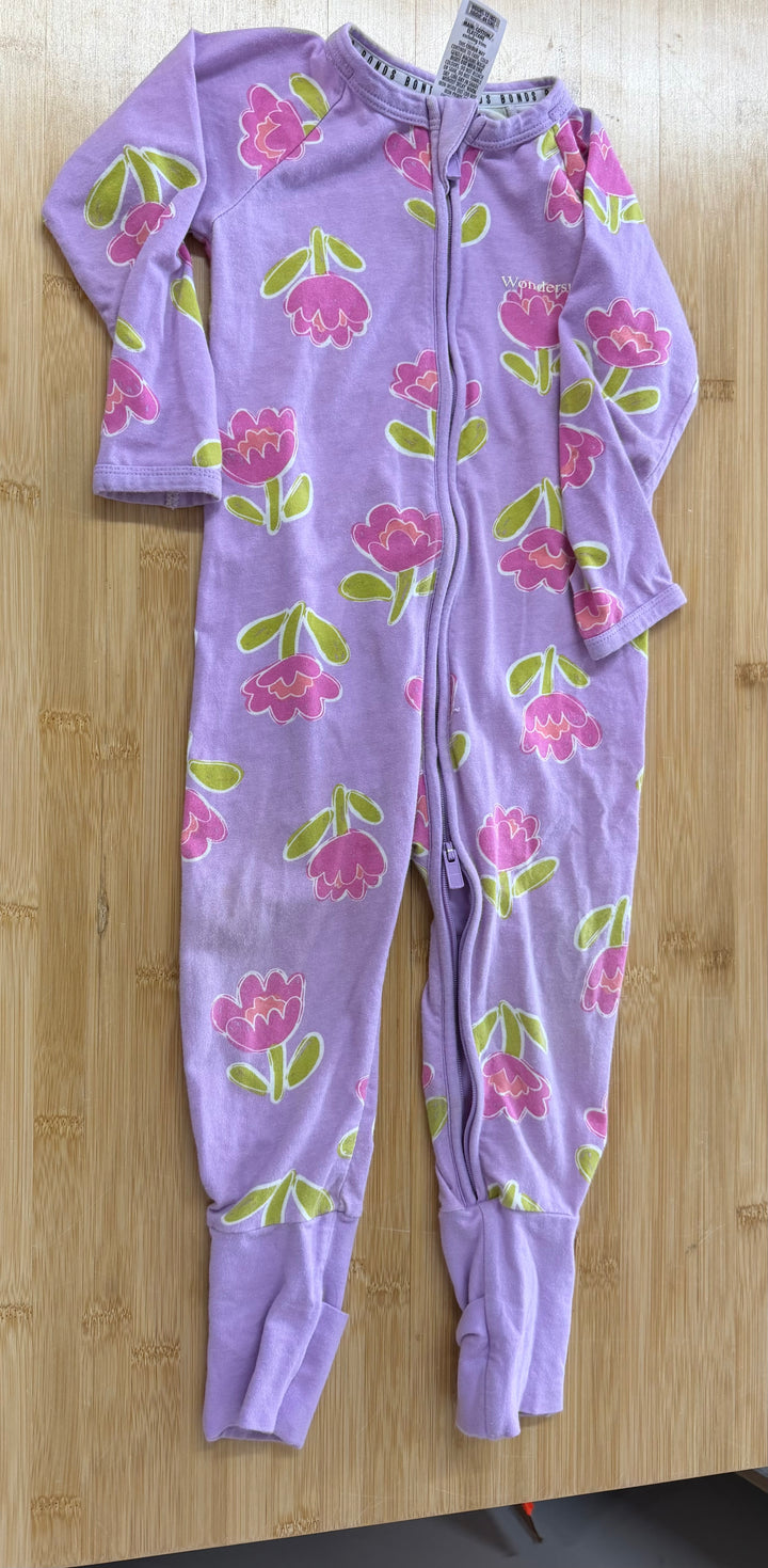 Bonds Wondersuit – 12-18 Months | Purple | Flower Print
