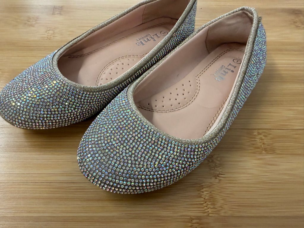 Link Sequin Sparkle Flats – Youth 1 | Play - Nest and Sprout-Consignment